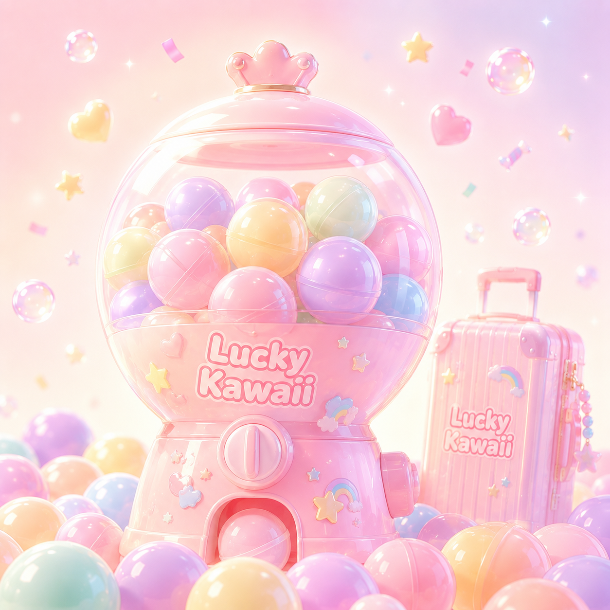 Kawaii Gacha &  Suitcase